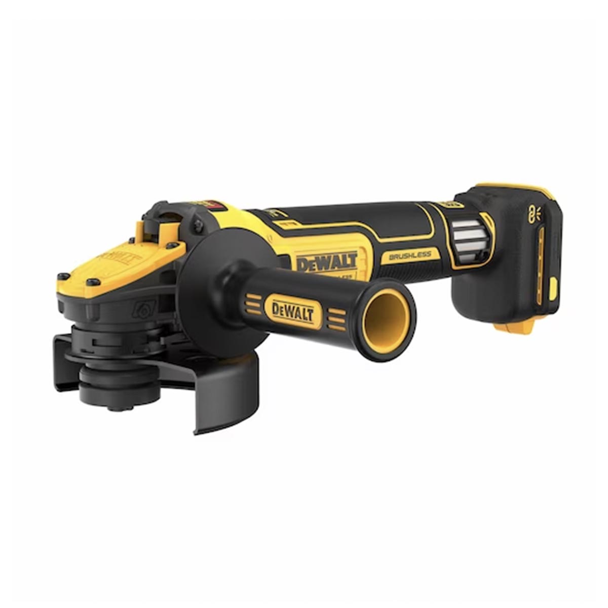 Angle grinder 125 mm Variable speed BRUSHLESS motor (in case without batteries and charger) in TSTACK CASE - DeWALT - DCG409VSNT-XJ Angle grinder 125 mm Variable speed BRUSHLESS motor (in case without batteries and charger) in TSTACK CASE - DeWALT - DCG409VSNT-XJ